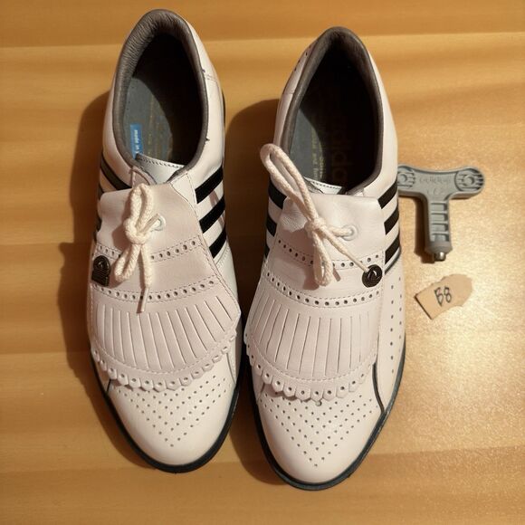 Adidas Mens Golf Cleats 7.5 White Roy Air Sansole Special Edition Athletic Shoes